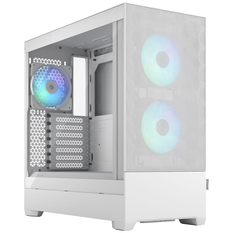 Fractal Design Pop Air RGB White TG Clear Tint Midi-Tower - weiß