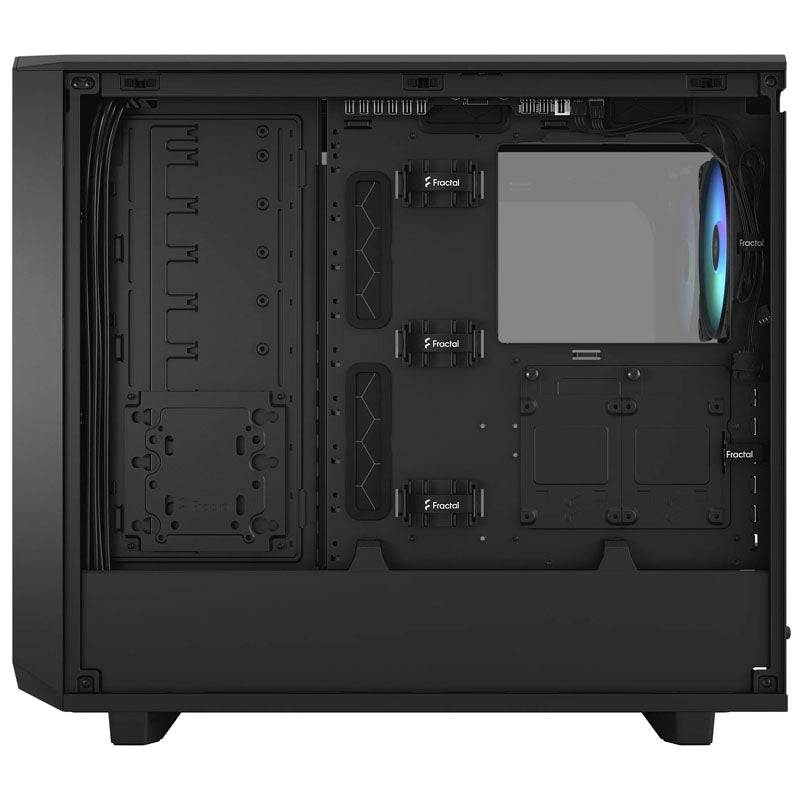 Fractal Design Meshify 2 RGB Boîtier ATX moyen tour noir avec panneau latéral en verre trempé
