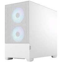 Fractal Design Pop Mini Air Micro ATX Mid Tower White with Tempered Glass Side Panel and USB 3.2 Gen 1 Type-A Front Panel