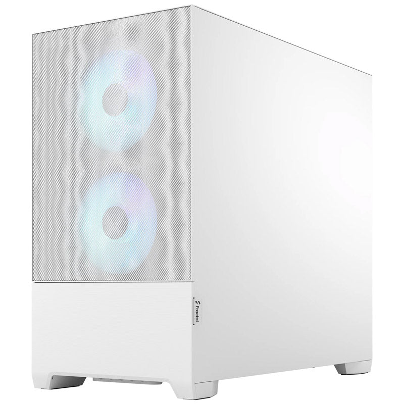 Fractal Design Pop Mini Air RGB Clear Tint Micro-ATX-Gehäuse, Tempered Glass - weiß