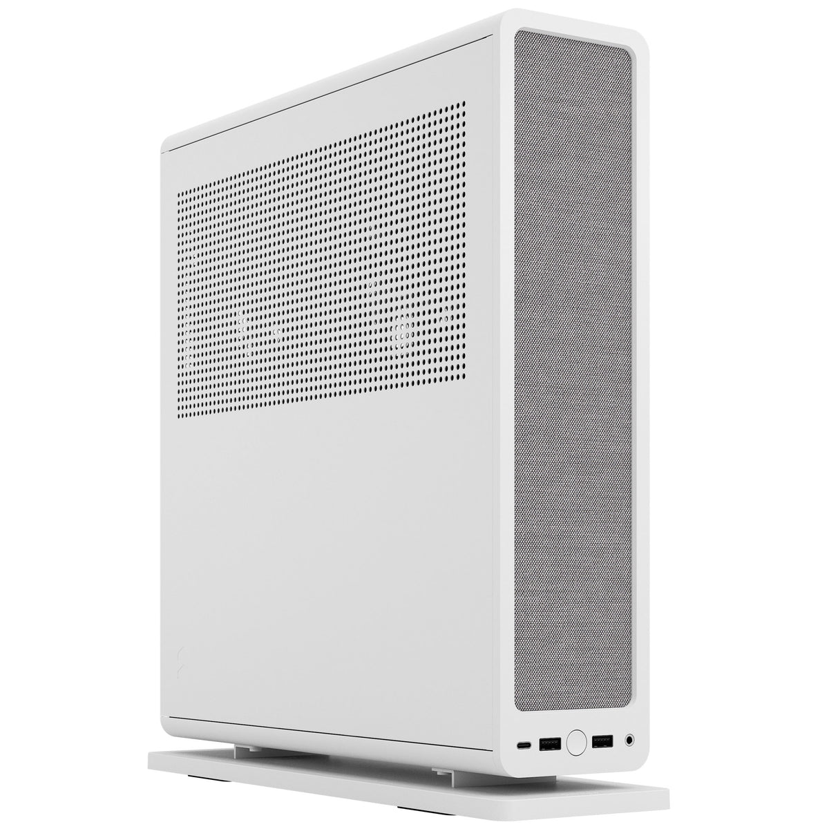 Fractal Design Ridge PCIe 4.0 Mini-ITX Tower White Mesh Side Panel, USB 3.2 Gen 2 Type-C, USB 3.2 Gen 1 Type-A