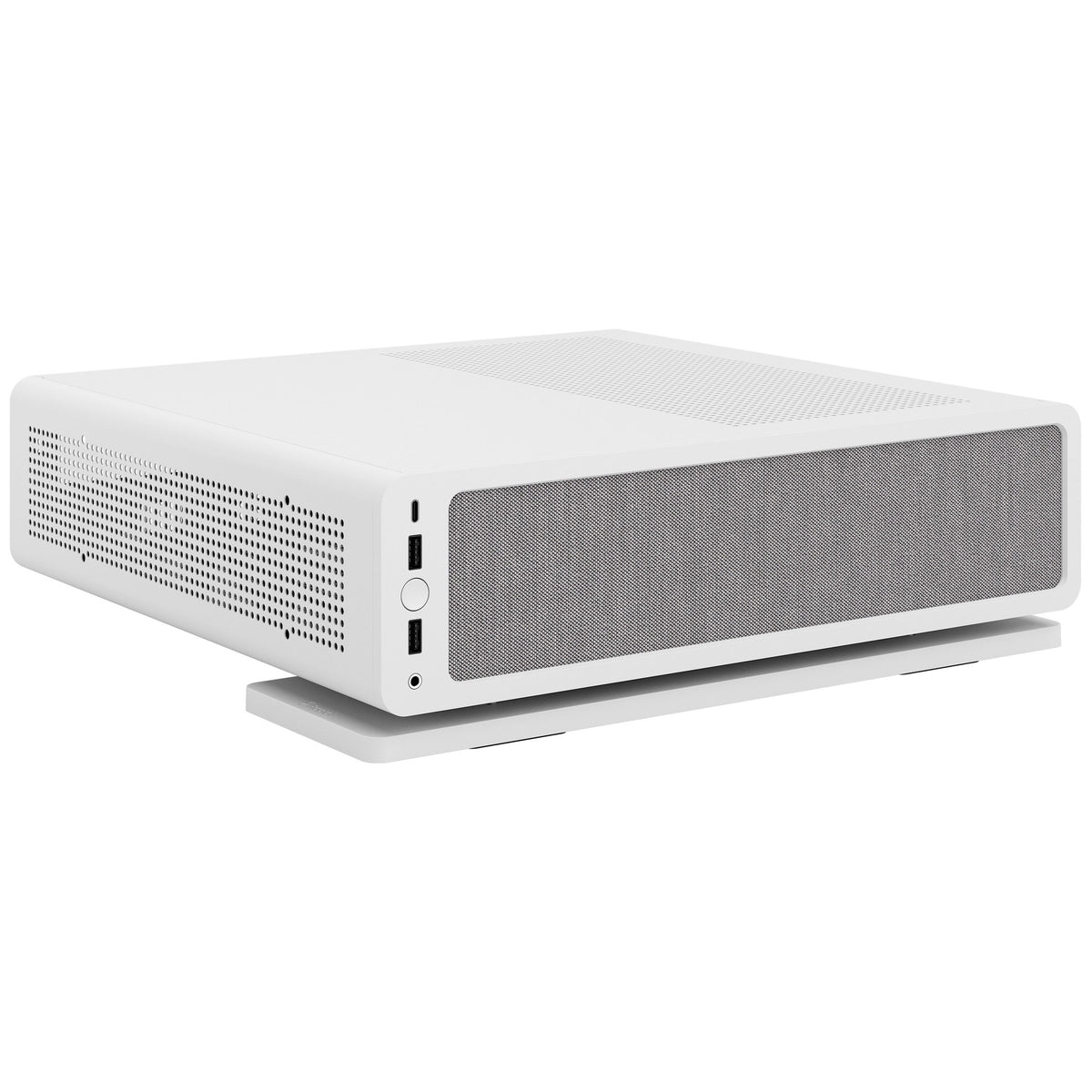 Fractal Design Ridge PCIe 4.0 Mini-ITX Tower White Mesh Side Panel, USB 3.2 Gen 2 Type-C, USB 3.2 Gen 1 Type-A