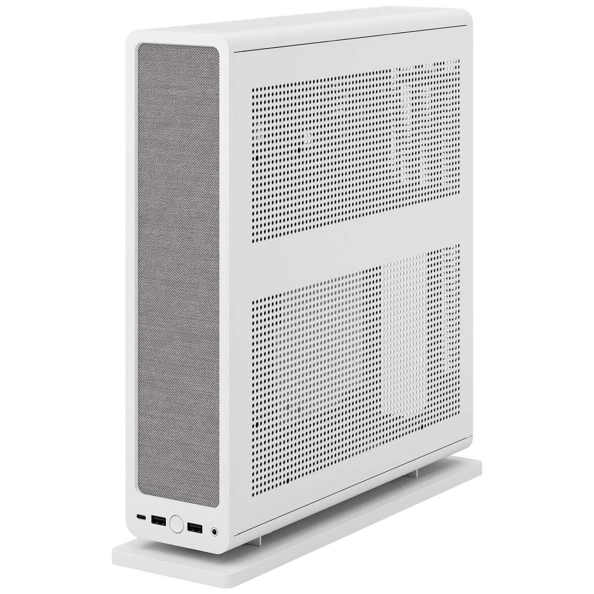 Fractal Design Ridge PCIe 4.0 Mini-ITX Tower White Mesh Side Panel, USB 3.2 Gen 2 Type-C, USB 3.2 Gen 1 Type-A