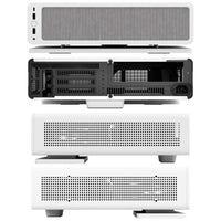 Fractal Design Ridge PCIe 4.0 Mini-ITX Tower White Mesh Side Panel, USB 3.2 Gen 2 Type-C, USB 3.2 Gen 1 Type-A