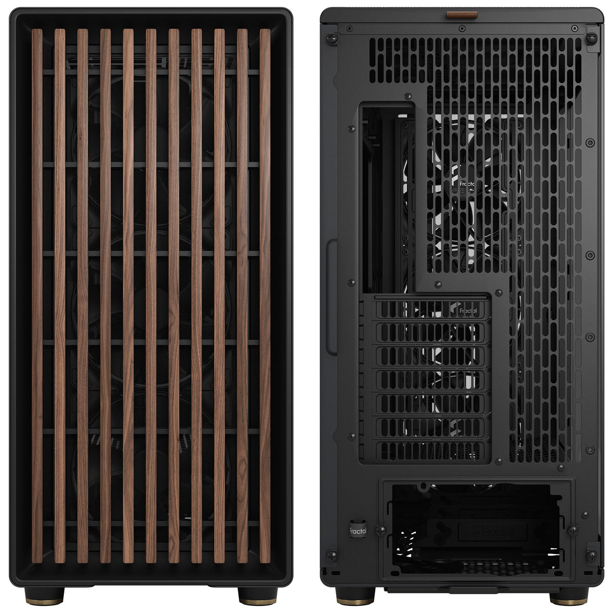 Fractal Design North XL ATX Full Tower Black with Tinted Tempered Glass Side Panel and USB 3.2 Gen 2 Type-C, USB 3.2 Gen 1 Type-A
