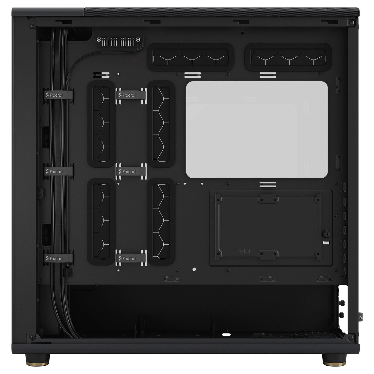 Fractal Design North XL ATX Full Tower Black with Tinted Tempered Glass Side Panel and USB 3.2 Gen 2 Type-C, USB 3.2 Gen 1 Type-A