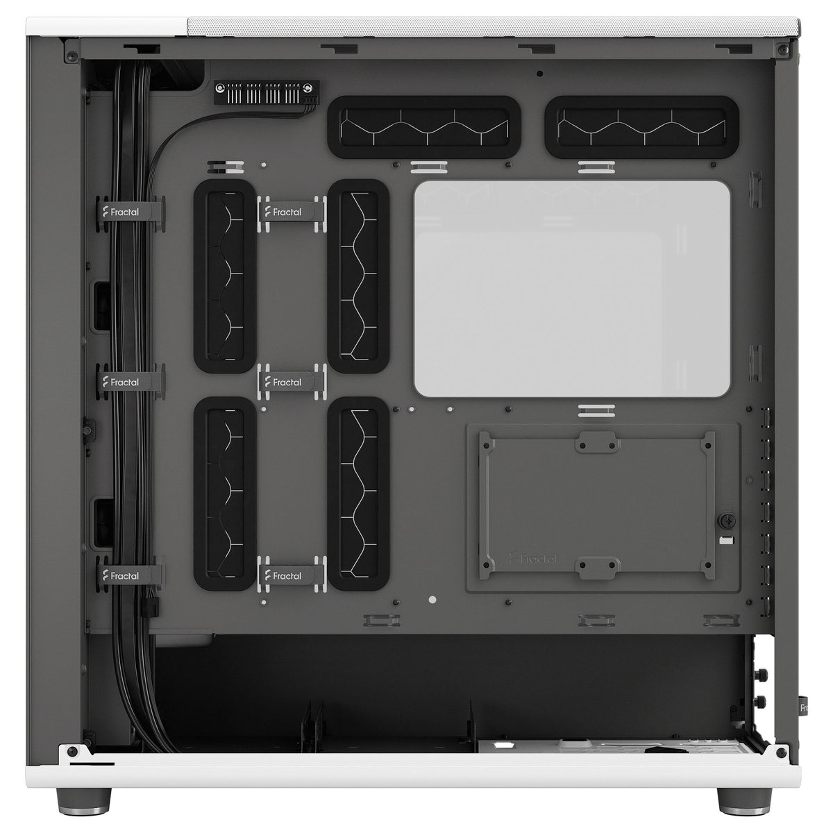 Fractal Design North XL ATX Full Tower White with Tempered Glass Side Panel and USB 3.2 Gen 2 Type-C, USB 3.2 Gen 1 Type-A