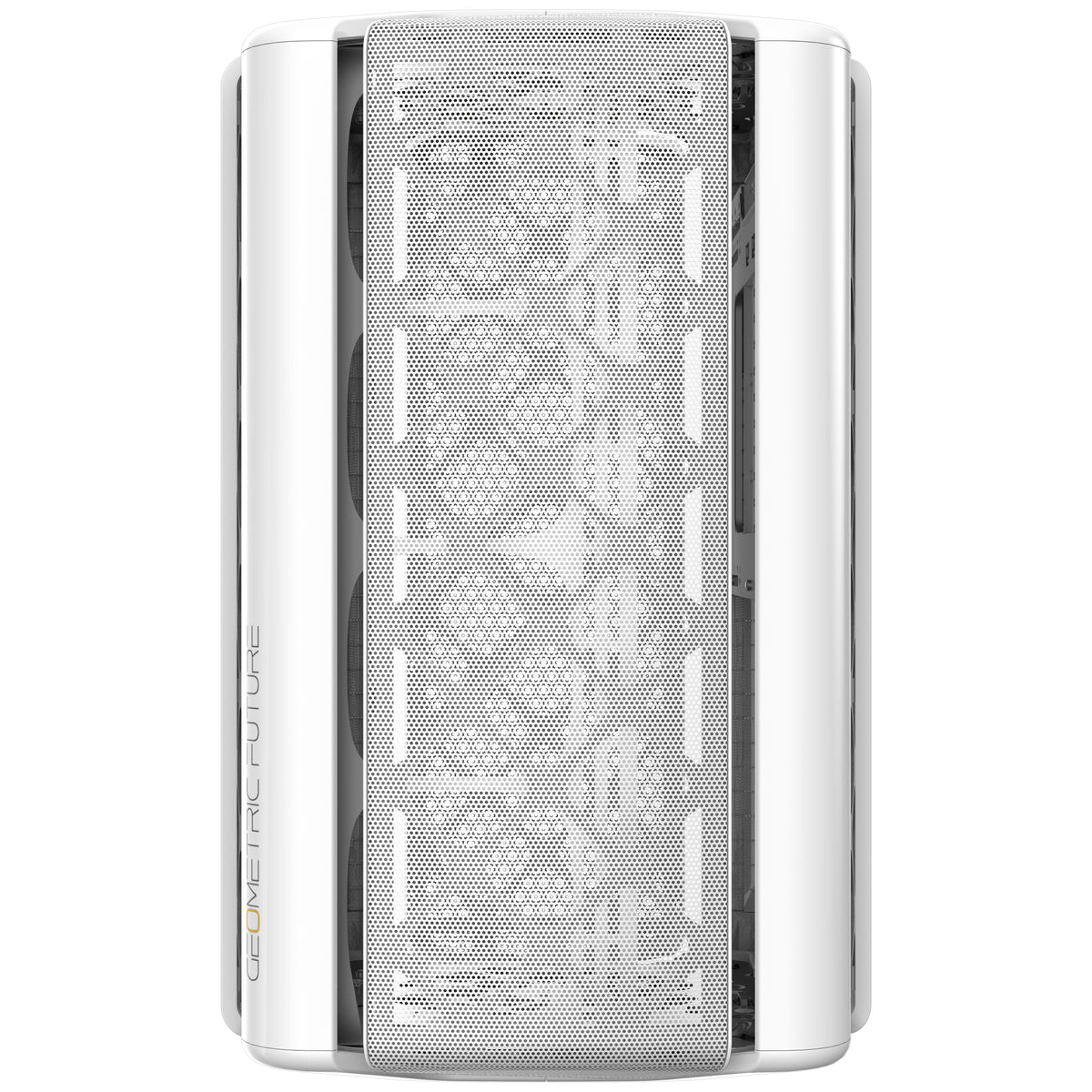Geometric Future Model 2 The ARK MicroATX Mini Tower White Mesh Side Panel