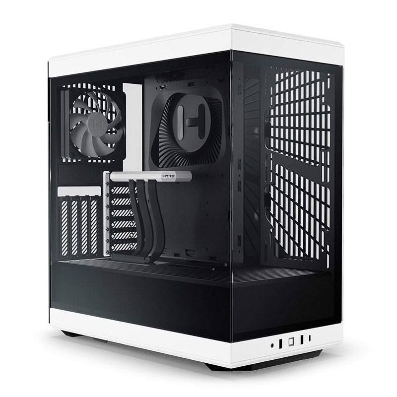Hyte Y40 Midi Tower, Tempered Glass - schwarz/weiß