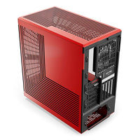 HYTE Y40 Boîtier Moyen Tour ATX Rouge / Noir avec Panneau Latéral en Verre Trempé et USB 3.2 Gen 2 Type-C, USB 3.2 Gen 1 Type-A