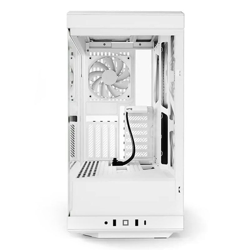 HYTE Y40 ATX Mid Tower White Tempered Glass Side Panel