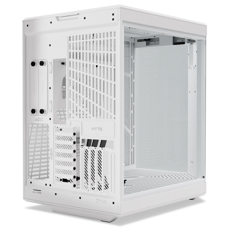 HYTE Y70 Touch ATX Mid Tower White with Tempered Glass Side Panel and USB 3.2 Gen 2 Type-C, USB 3.2 Gen 1 Type-A