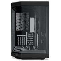 HYTE Y70 ATX Mid Tower Pitch Black with Tempered Glass Side Panel and USB 3.2 Gen 2 Type-C, USB 3.2 Gen 1 Type-A