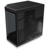 HYTE Y70 ATX Mid Tower Pitch Black with Tempered Glass Side Panel and USB 3.2 Gen 2 Type-C, USB 3.2 Gen 1 Type-A