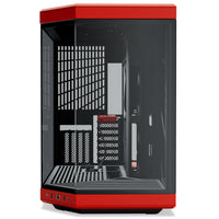HYTE Y70 ATX Mid Tower Black Cherry / Red Tempered Glass