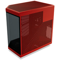 HYTE Y70 ATX Mid Tower Black Cherry / Red Tempered Glass