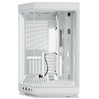 HYTE Y70 CS-HYTE-Y70-WW Dual Chamber Mid-Tower ATX Case with PCIe 4.0 Express Riser Cable Included, Snow White