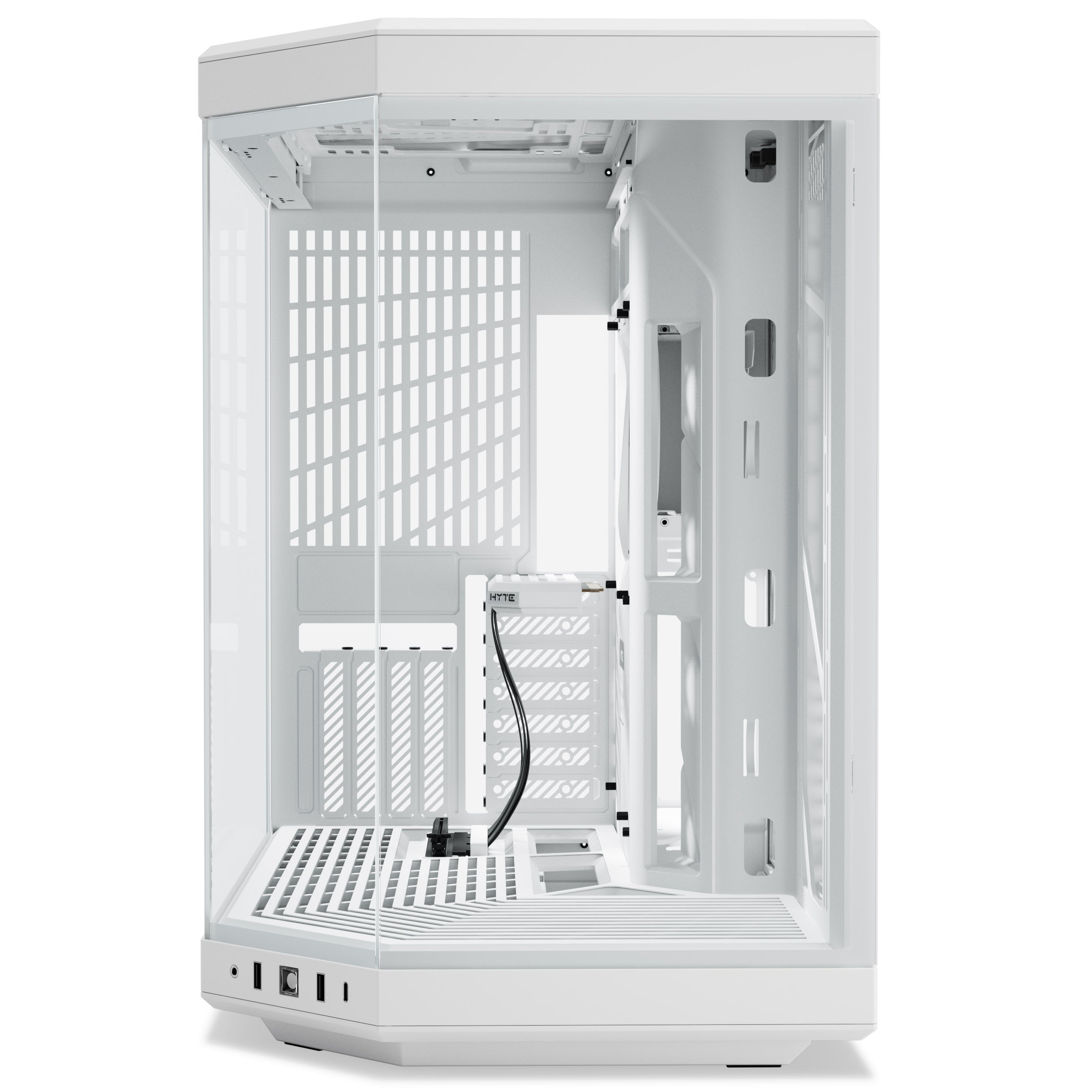 Hyte Y70 PC-Gehäuse, Midi-Tower, E-ATX, Tempered Glass - weiß