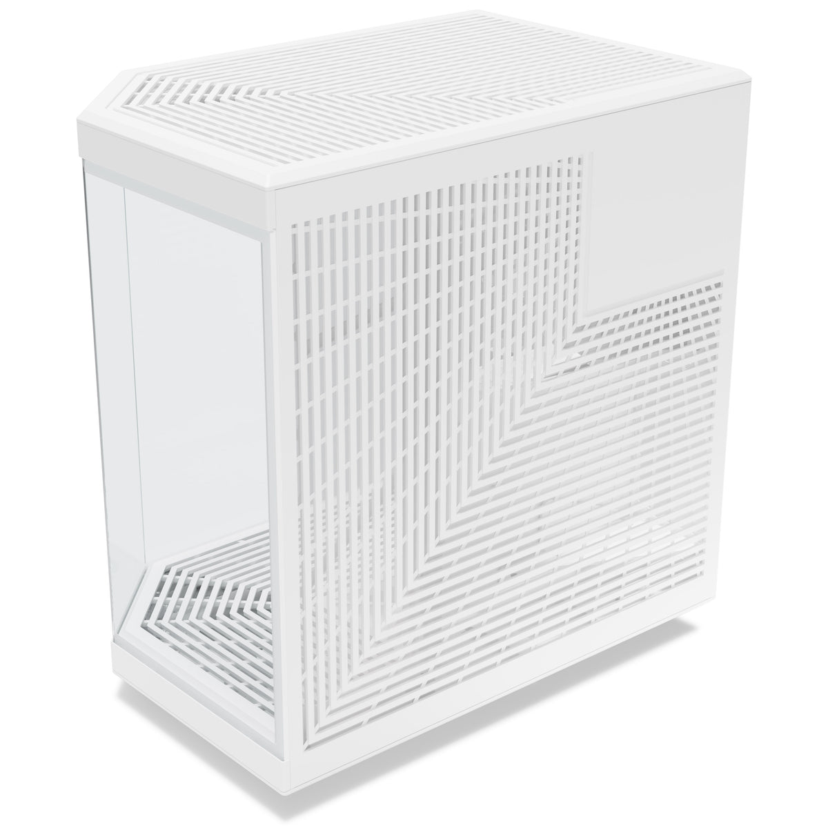 HYTE Y70 CS-HYTE-Y70-WW Dual Chamber Mid-Tower ATX Case with PCIe 4.0 Express Riser Cable Included, Snow White
