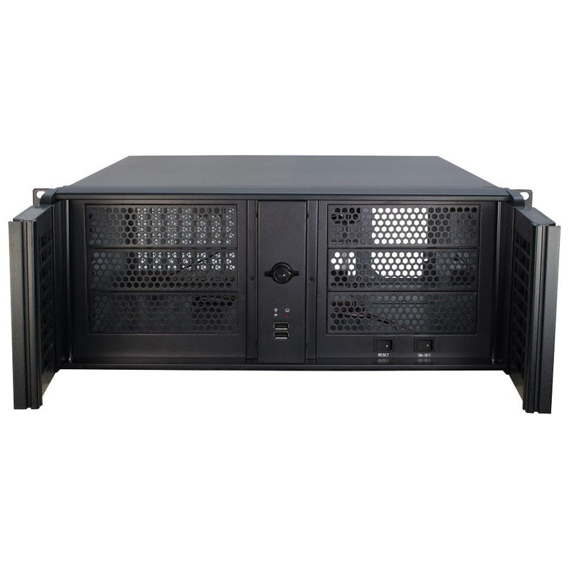 Inter-Tech IPC 4U-4098-S, 19" Rack Servergehäuse - schwarz
