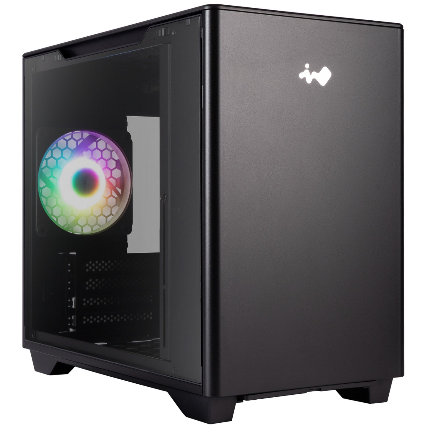 InWin A3 Mini-Tower Tempered Glass - schwarz