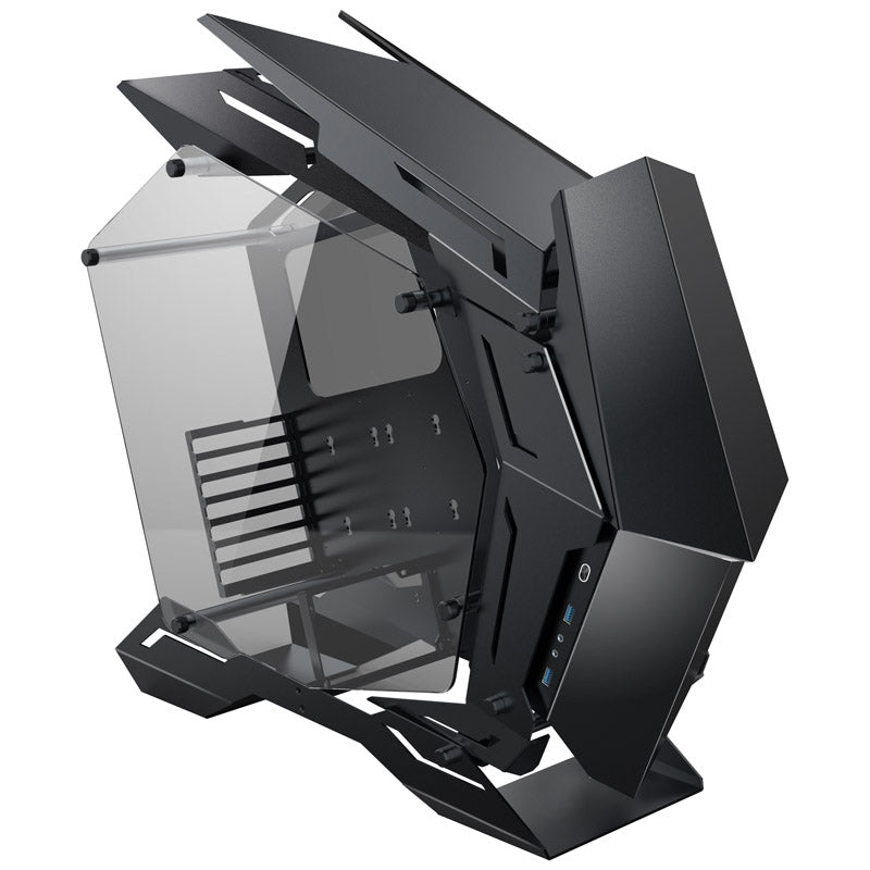 Boîtier moyen tour ATX Jonsbo MOD-3 noir avec panneau latéral en verre trempé et panneau avant USB 3.2 Gen 1 Type-A