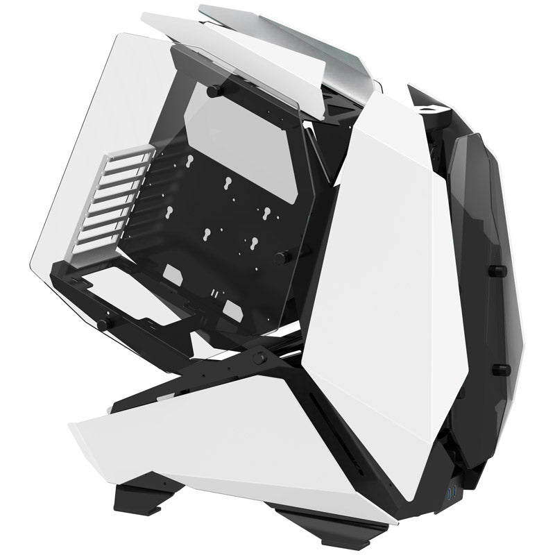 Jonsbo MOD5 ATX Mid Tower Blanc / Noir Panneau latéral en verre trempé avec USB 3.2 Gen 2 Type-C et USB 3.2 Gen 1 Type-A