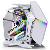 Jonsbo MOD-3 Mini MicroATX Mid Tower White Tempered Glass Side Panel