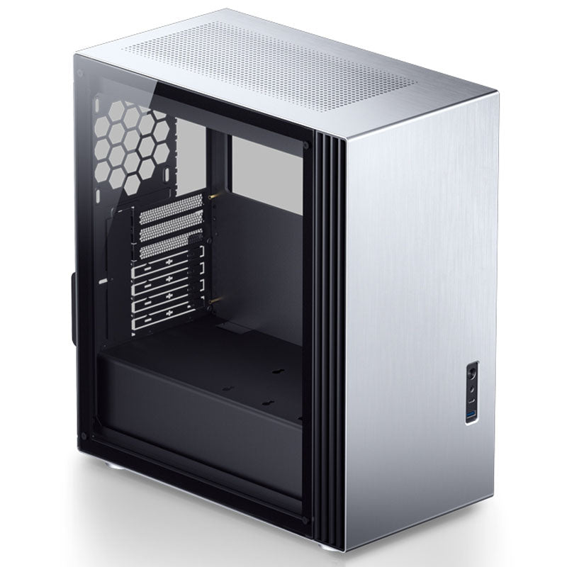 Jonsbo U6 Window Midi-Tower, Tempered Glass - silber