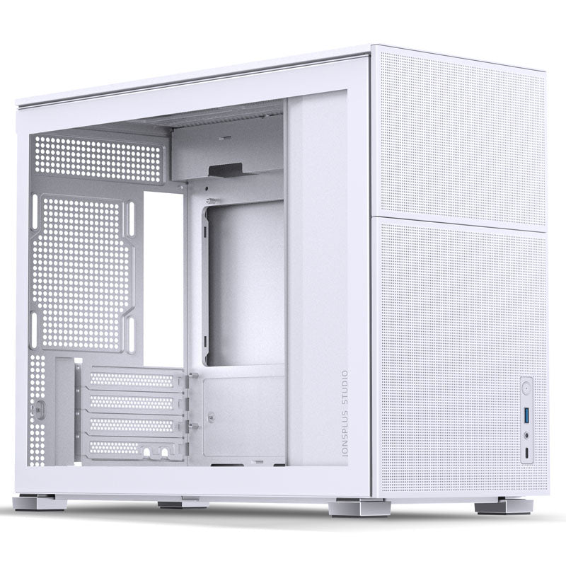 Jonsbo D31 MESH Micro-ATX Gehäuse, Tempered Glass - weiß