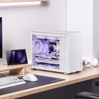 Jonsbo D31 MESH Micro ATX Mini Tower White Tempered Glass