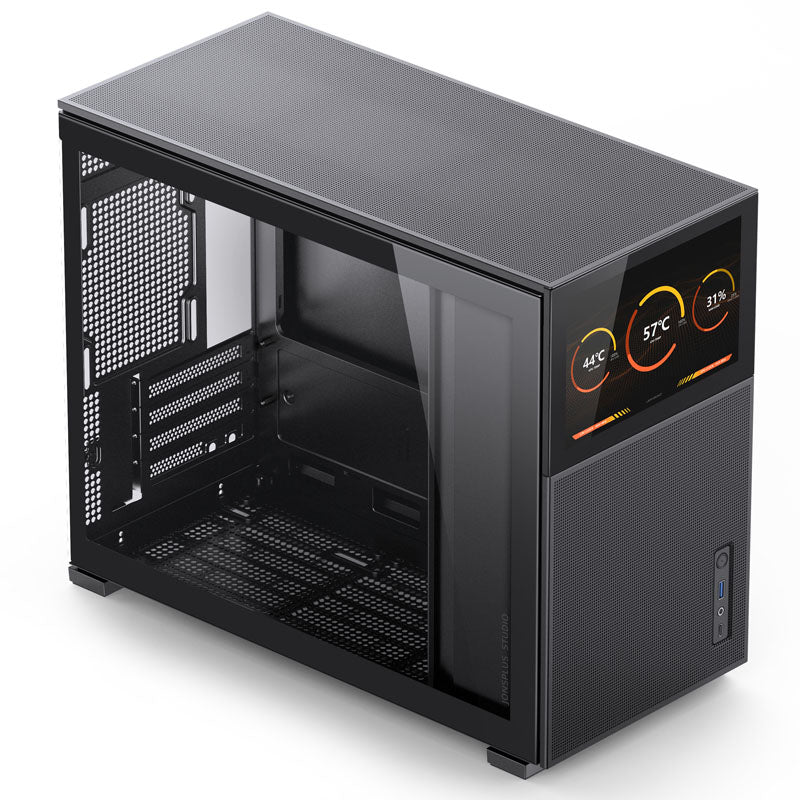 Jonsbo D31 MESH Screen Micro-ATX Gehäuse, Tempered Glass - schwarz