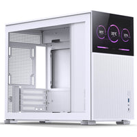 Jonsbo D31 MESH Screen Micro-ATX Gehäuse, Tempered Glass - weiß