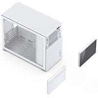 Jonsbo D31 MESH Screen Micro-ATX Gehäuse, Tempered Glass - weiß