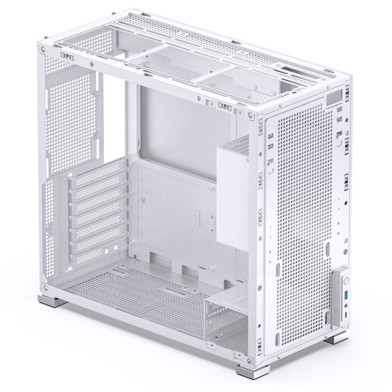 Jonsbo D41 Mesh ATX Mid Tower White Tempered Glass