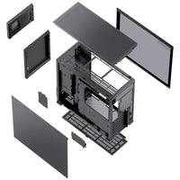 Jonsbo D41 STD Screen ATX Mid Tower Black Tempered Glass USB 3.2 Gen 2 Type-C USB 3.2 Gen 1 Type-A