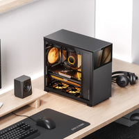 Jonsbo D41 STD Screen ATX Mid Tower Black Tempered Glass USB 3.2 Gen 2 Type-C USB 3.2 Gen 1 Type-A