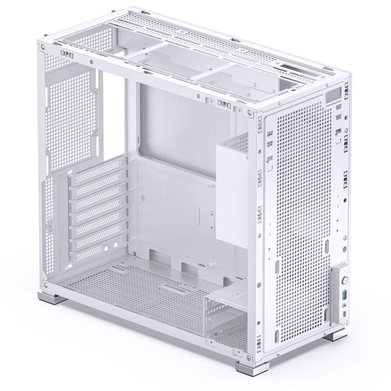 Jonsbo D41 STD Screen ATX Mid Tower White Tempered Glass