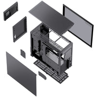 Jonsbo D41 MESH Screen ATX Gehäuse, Tempered Glass - schwarz