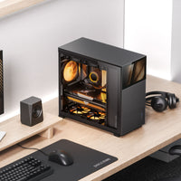 Jonsbo D41 MESH Screen ATX Gehäuse, Tempered Glass - schwarz