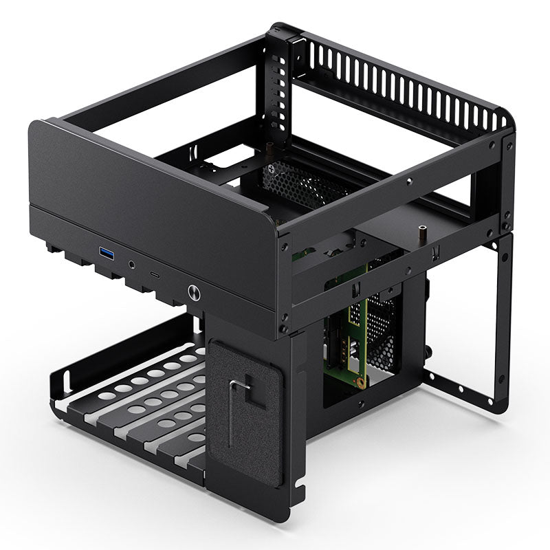 Jonsbo N2 Mini-ITX Desktop Black with USB 3.2 Gen 2 Type-C and USB 3.2 Gen 1 Type-A