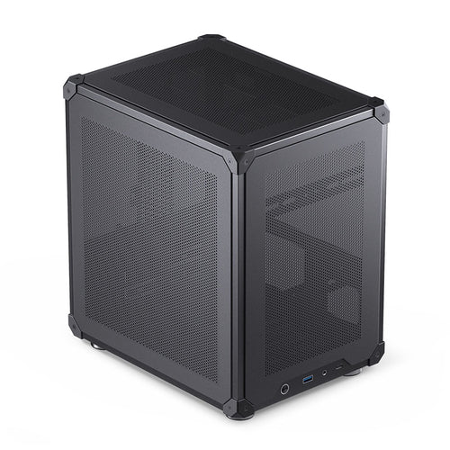 Jonsbo C6 PC-Gehäuse, Mini-Tower, Micro-ATX schwarz
