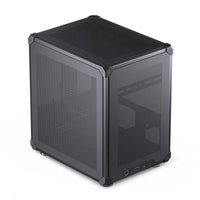 Jonsbo C6 Micro ATX Mini Tower Black with Mesh Side Panel and USB 3.2 Gen 1 Type-A Front Panel