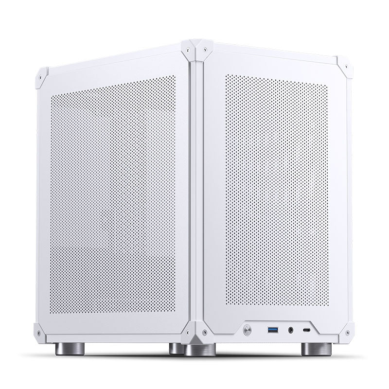 Jonsbo C6 MicroATX Mini Tower White Mesh Side Panel
