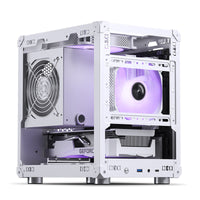 Jonsbo C6 MicroATX Mini Tower White Mesh Side Panel