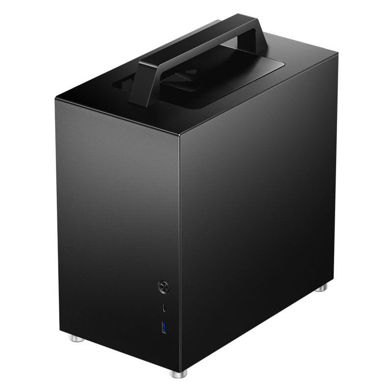 Jonsbo T8 PLUS Mini-ITX Gehäuse, Tempered Glass - schwarz