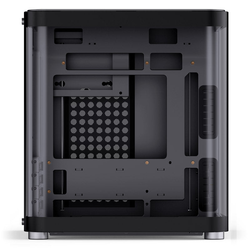 Jonsbo TK-1 Micro ATX Mini Tower Black with Tempered Glass Side Panel and USB 3.2 Gen 2 Type-C, USB 3.2 Gen 1 Type-A