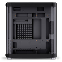 Jonsbo TK-1 Micro ATX Mini Tower Black with Tempered Glass Side Panel and USB 3.2 Gen 2 Type-C, USB 3.2 Gen 1 Type-A