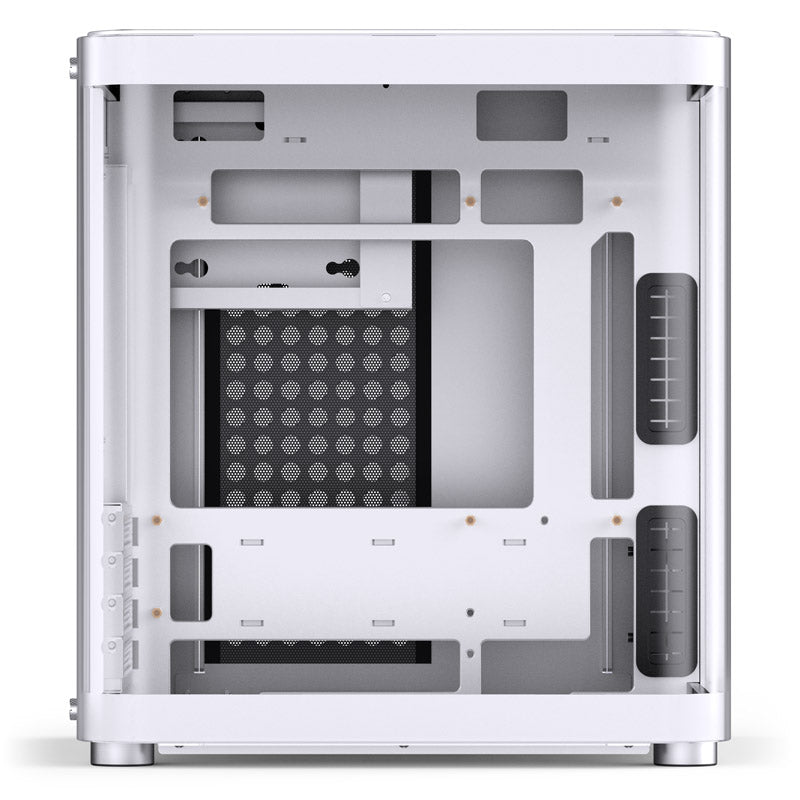 Jonsbo TK-1 Micro ATX Mini Tower White with Tempered Glass Side Panel and USB 3.2 Gen 2 Type-C, USB 3.2 Gen 1 Type-A Front Panel