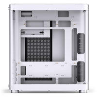 Jonsbo TK-1 Micro ATX Mini Tower White with Tempered Glass Side Panel and USB 3.2 Gen 2 Type-C, USB 3.2 Gen 1 Type-A Front Panel